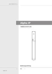 Alpha IP SWDO 61011 Series Instruction Manual