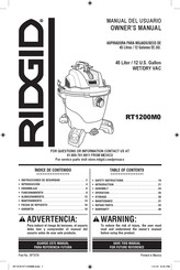 RIDGID RT1200M0 Owner's Manual