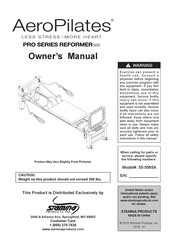Stamina AeroPilates PRO REFORMER 565 Owner's Manual
