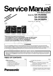 Panasonic SA-VKX80PH Service Manual