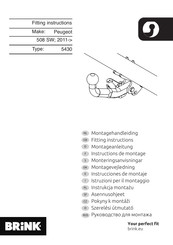 Brink 5430 Fitting Instructions Manual