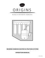 Aerus ORIGINS RO400 Operation Manual
