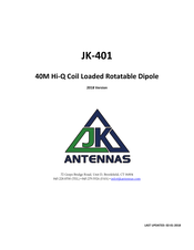 JK Antennas JK-401 Manual