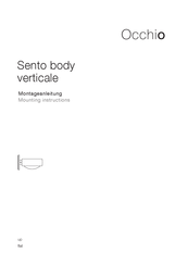 Occio Sento body verticale Mounting Instructions