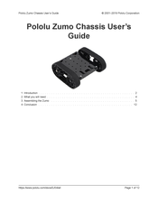 Pololu Corporation Zumo User Manual