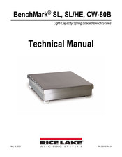 Rice Lake BenchMark CW-80B Series Technical Manual