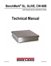 Rice Lake BenchMark SL Technical Manual