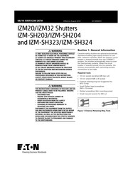 Eaton IZM20 Manual