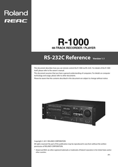 Roland REAC R-1000 Reference