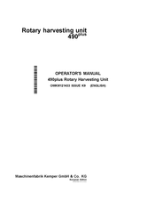 Kemper 490plus Operator's Manual