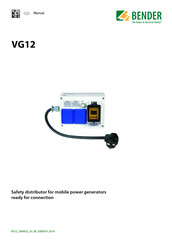 Bender VG12 Manual