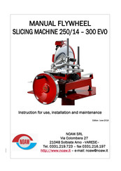 Noaw 300EVO Instructions For Use, Installation And Maintenance