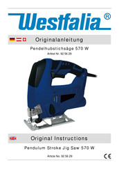 Westfalia 92 56 29 Original Instructions Manual