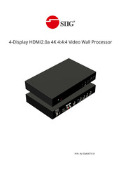 SIIG AV-GM0A73-S1 User Manual