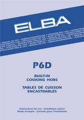 Elba P6D Instructions For Use Manual