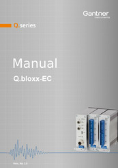 Gantner Q.bloxx-EC A104 Manual