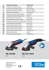 Gude 58108 Translation Of The Original Instructions