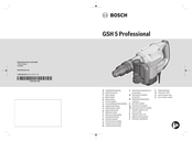 Bosch GSH 5 Professional Original Instructions Manual
