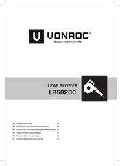 VONROC LB502DC Original Instructions Manual