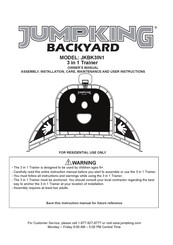Jumpking JKBK3IN1 Owner's Manual