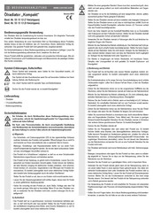 Conrad Compact 55 13 13 Operating Instructions Manual