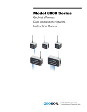 Geokon GeoNet 8800-NA-08C-CBL Instruction Manual