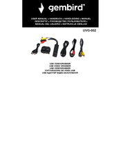Gembird UVG-002 User Manual