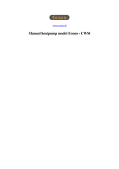 Econo CWM Series Manual
