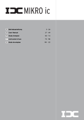 IDC MIKRO ic User Manual