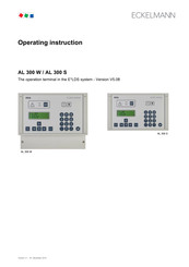 ECKELMANN AL 300 S Operating	 Instruction
