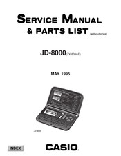Casio JD-8000 Service Manual