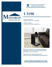 Monarch I 3190 Assembly Instructions Manual