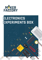 Maker Factory ELECTRONICS EXPERIMENTS BOX Manual