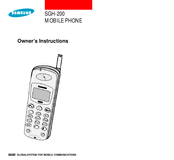 Samsung SGH-200 Owner's Instructions Manual