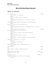 MFJ MFJ-8100 Instruction Manual