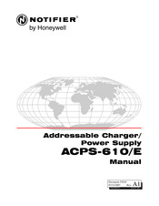 Honeywell Notifier ACPS-610/E Manual