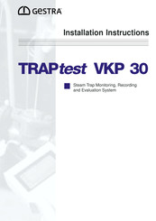 GESTRA TRAPtest VKP 30 Installation Instructions Manual