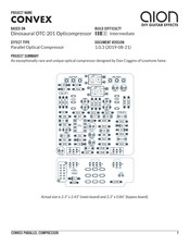 Aion Electronics Convex Manual