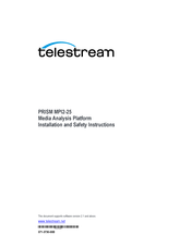 Telestream PRISM MPI2-25 Installation And Safety Instructions
