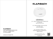 KLARBACH LB30806WE Instruction Manual