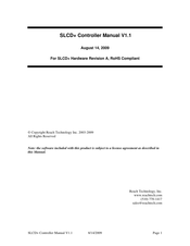 Reach Technology SLCD+ Manual