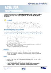 Assa Abloy 179A Mounting Instruction