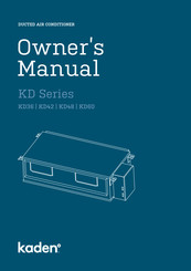Kaden KD Series Owner's Manual
