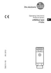IFM Electronic efectro 500 Operating Instructions Manual