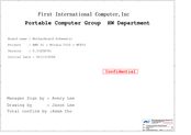 First International Computer, Inc. XTB70 Schematics