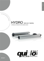 quiko HYDRO H400BAC Use And Maintenance Manual