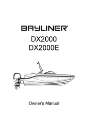 Bayliner DX2000E Owner's Manual