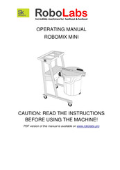 RoboLabs ROBOMIX MINI Operating Manual