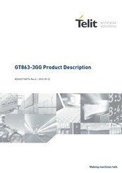 Telit Wireless Solutions GT863-3GG Product Description