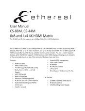 Ethereal CS-88M User Manual